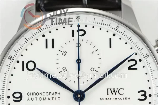 IWC Portugieser Chronograph Edition “150 Years” ZF 1:1 Best Edition SS 41mm Leather Strap A69355