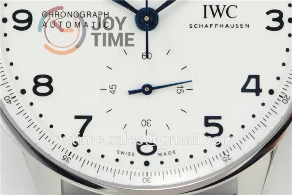 IWC Portugieser Chronograph Edition “150 Years” ZF 1:1 Best Edition SS 41mm Leather Strap A69355