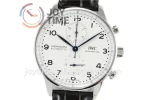 IWC Portugieser Chronograph Edition “150 Years” ZF 1:1 Best Edition SS 41mm Leather Strap A69355