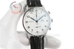 IWC Portugieser Chronograph Edition “150 Years” ZF 1:1 Best Edition SS 41mm Leather Strap A69355