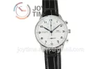 IWC Portugieser Chronograph Edition “150 Years” ZF 1:1 Best Edition SS 41mm Leather Strap A69355