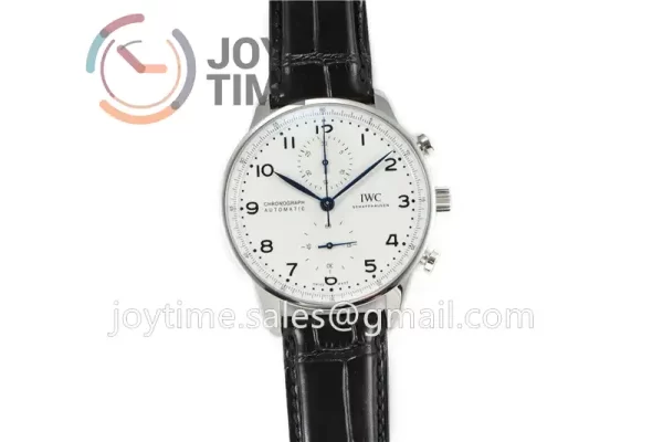 IWC Portugieser Chronograph Edition “150 Years” ZF 1:1 Best Edition SS 41mm Leather Strap A69355