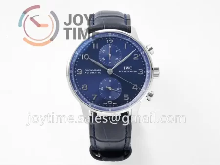 IWC Portugieser Chrono ZF 1:1 Best Edition SS 41mm Leather Strap A69355