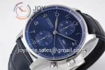 IWC Portugieser Chrono ZF 1:1 Best Edition SS 41mm Leather Strap A69355