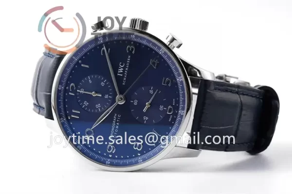 IWC Portugieser Chrono ZF 1:1 Best Edition SS 41mm Leather Strap A69355