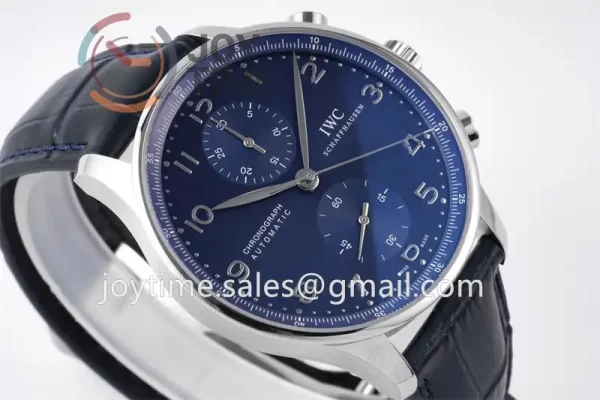 IWC Portugieser Chrono ZF 1:1 Best Edition SS 41mm Leather Strap A69355