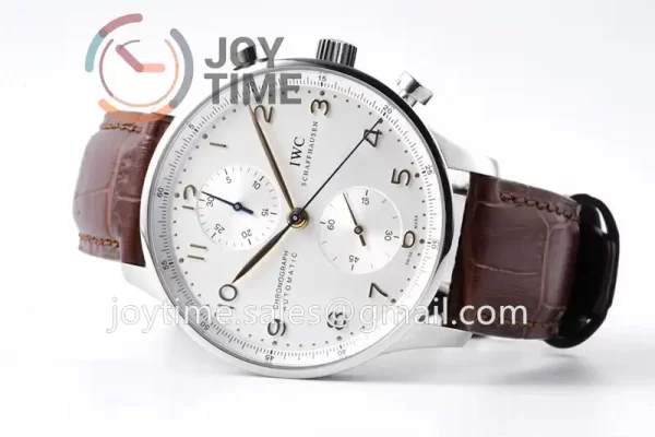 IWC Portugieser Chrono ZF 1:1 Best Edition SS 41mm Leather Strap A69355