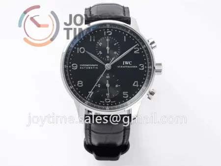 IWC Portugieser Chrono ZF 1:1 Best Edition SS 41mm Leather Strap A69355