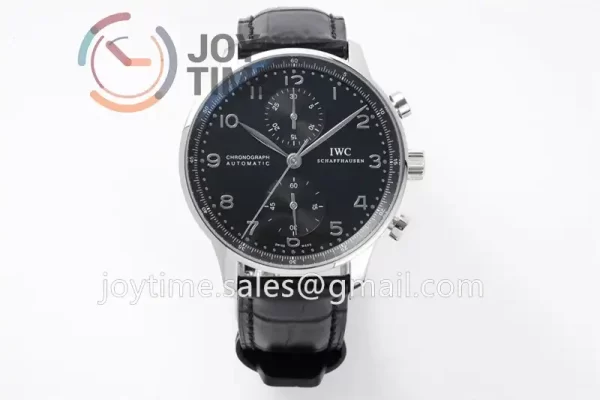 IWC Portugieser Chrono ZF 1:1 Best Edition SS 41mm Leather Strap A69355