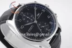 IWC Portugieser Chrono ZF 1:1 Best Edition SS 41mm Leather Strap A69355