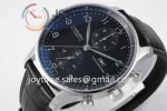 IWC Portugieser Chrono ZF 1:1 Best Edition SS 41mm Leather Strap A69355