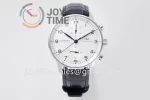 IWC Portugieser Chrono ZF 1:1 Best Edition SS 41mm Leather Strap A69355