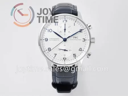 IWC Portugieser Chrono ZF 1:1 Best Edition SS 41mm Leather Strap A69355