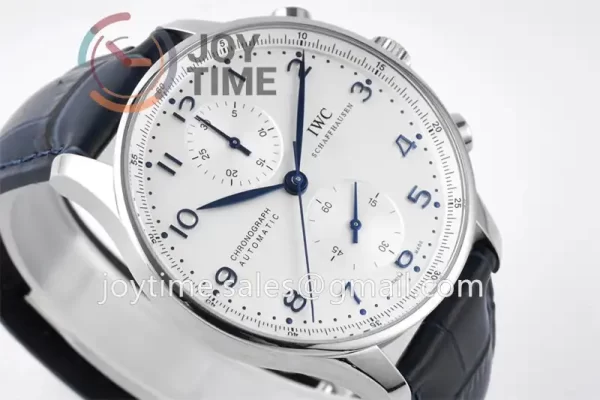 IWC Portugieser Chrono ZF 1:1 Best Edition SS 41mm Leather Strap A69355