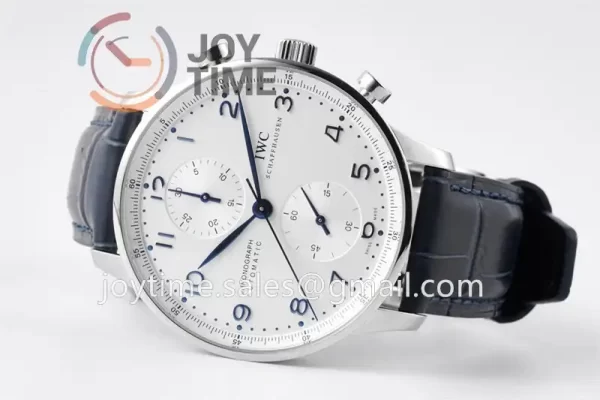 IWC Portugieser Chrono ZF 1:1 Best Edition SS 41mm Leather Strap A69355