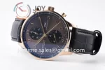 IWC Portugieser Chrono ZF 1:1 Best Edition RG 41mm Leather Strap A69355