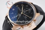 IWC Portugieser Chrono ZF 1:1 Best Edition RG 41mm Leather Strap A69355