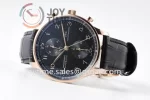 IWC Portugieser Chrono ZF 1:1 Best Edition RG 41mm Leather Strap A69355