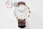 IWC Portugieser Chrono ZF 1:1 Best Edition RG 41mm Leather Strap A69355