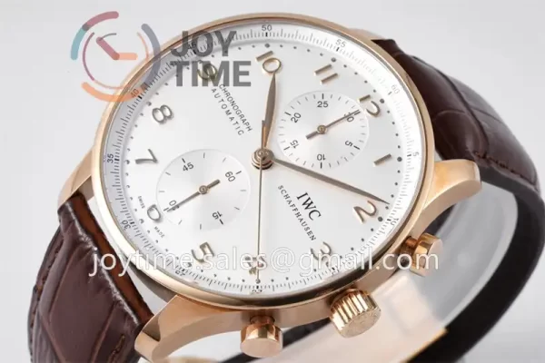 IWC Portugieser Chrono ZF 1:1 Best Edition RG 41mm Leather Strap A69355