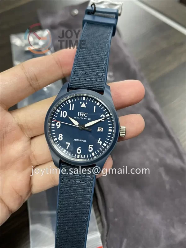 IWC Pilot Top Gun ZF 1:1 Best Edition Ceramic 41mm Nylon Strap Miyota9015