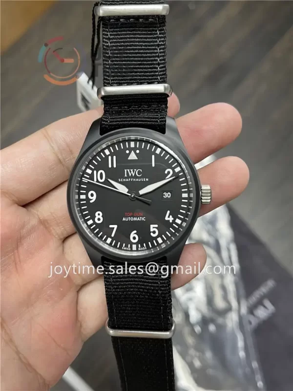 IWC Pilot Top Gun ZF 1:1 Best Edition Ceramic 41mm Nylon Strap Miyota9015