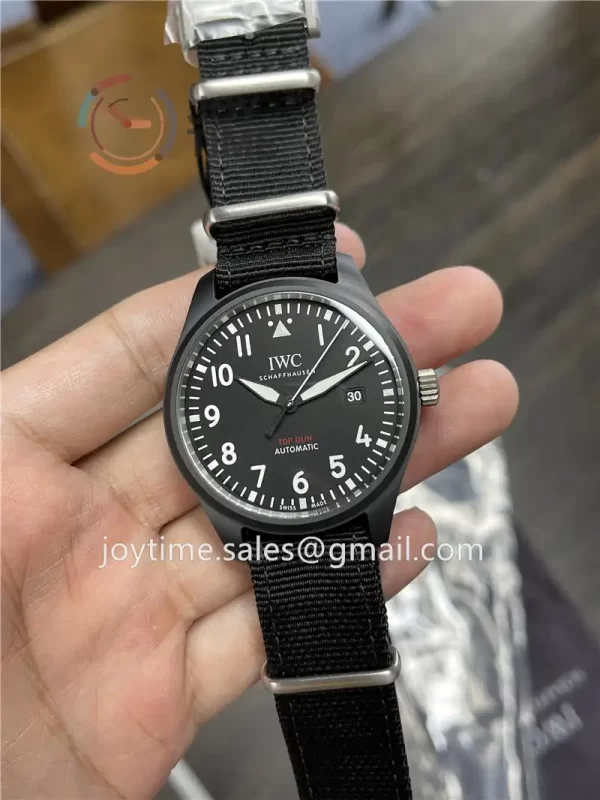 IWC Pilot Top Gun ZF 1:1 Best Edition Ceramic 41mm Nylon Strap Miyota9015