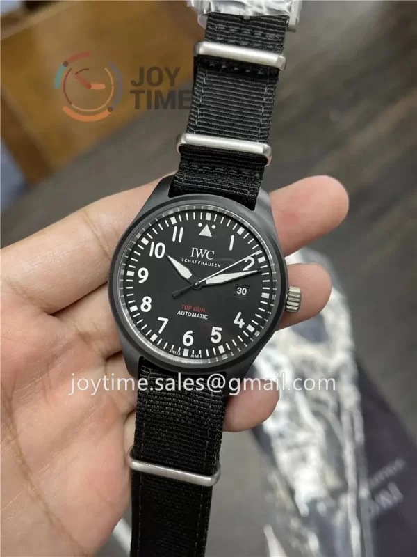 IWC Pilot Top Gun ZF 1:1 Best Edition Ceramic 41mm Nylon Strap Miyota9015