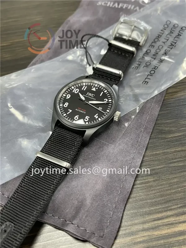 IWC Pilot Top Gun ZF 1:1 Best Edition Ceramic 41mm Nylon Strap Miyota9015