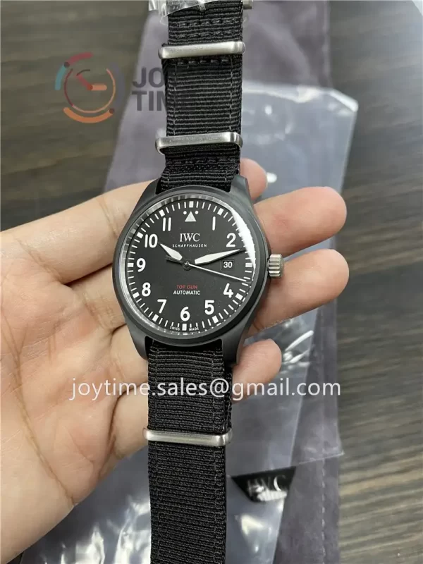 IWC Pilot Top Gun ZF 1:1 Best Edition Ceramic 41mm Nylon Strap Miyota9015