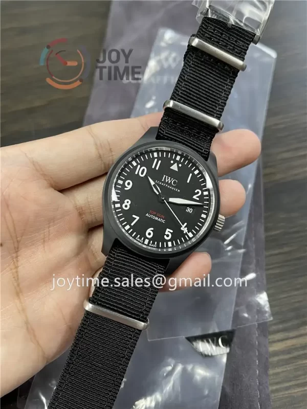 IWC Pilot Top Gun ZF 1:1 Best Edition Ceramic 41mm Nylon Strap Miyota9015