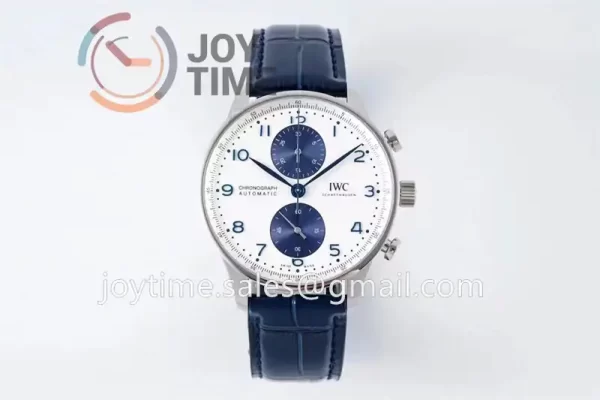 IWC Portugieser Chrono IW371620 AZF 1:1 Best Edition SS 41mm Leather Strap A69355