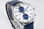 IWC Portugieser Chrono IW371620 AZF 1:1 Best Edition SS 41mm Leather Strap A69355