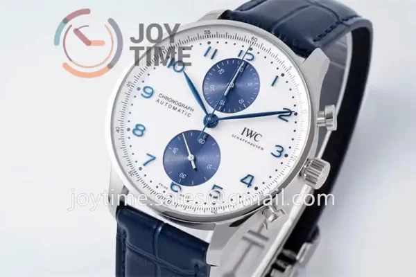 IWC Portugieser Chrono IW371620 AZF 1:1 Best Edition SS 41mm Leather Strap A69355