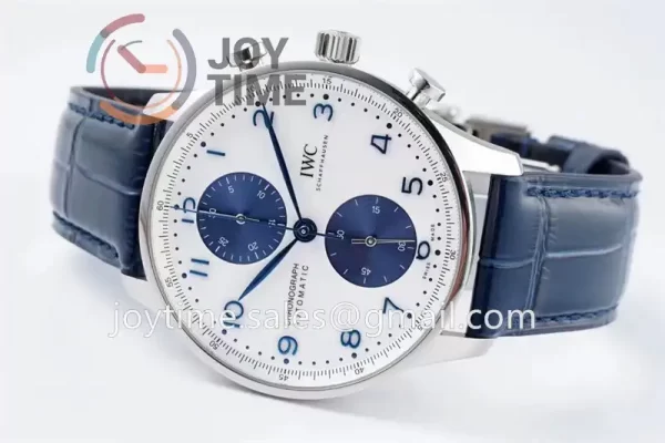 IWC Portugieser Chrono IW371620 AZF 1:1 Best Edition SS 41mm Leather Strap A69355