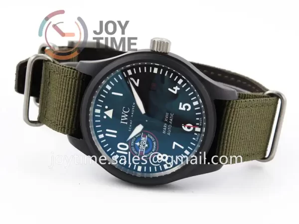 IWC Pilot Mark XVIII Top Gun IW324712 ZF 1:1 Best Edition Ceramic 41mm Nylon Strap A32111