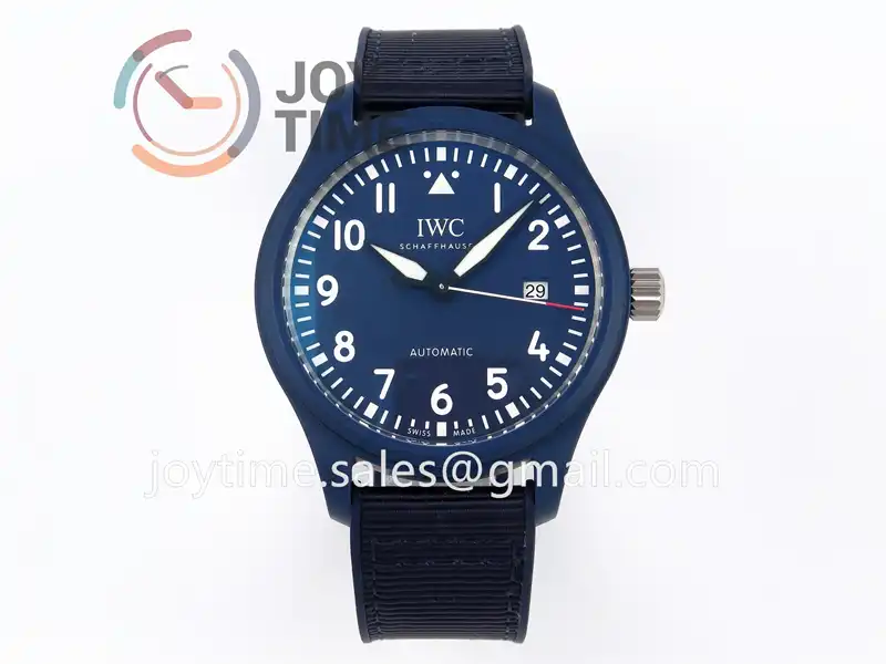 IWC Pilot Mark XVIII Lawrence IW328101 ZF 1:1 Best Edition Ceramic 41mm Nylon Strap A32111