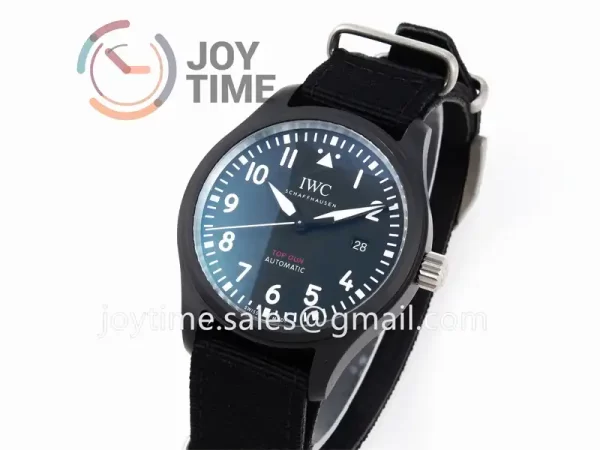 IWC Pilot Top Gun IW326901 ZF 1:1 Best Edition Ceramic 41mm Nylon Strap A32111