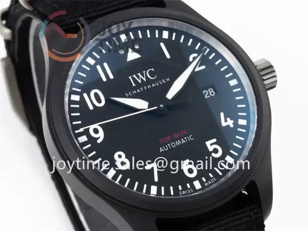 IWC Pilot Top Gun IW326901 ZF 1:1 Best Edition Ceramic 41mm Nylon Strap A32111