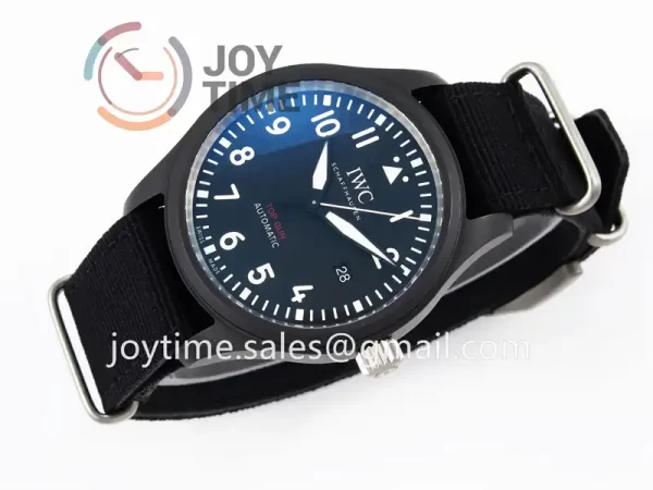 IWC Pilot Top Gun IW326901 ZF 1:1 Best Edition Ceramic 41mm Nylon Strap A32111