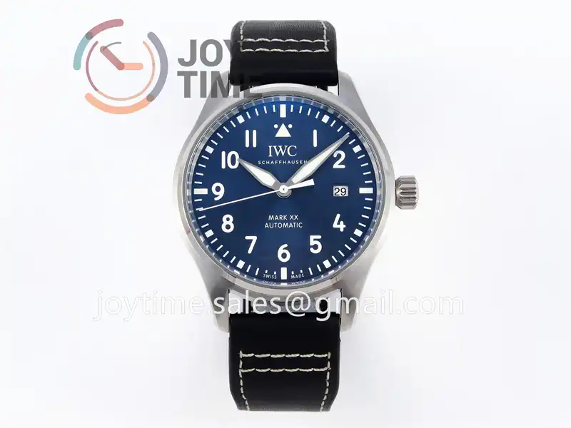 IWC Pilot Mark XX IW328203 ZF 1:1 Best Edition SS 40mm Leather Strap A32111