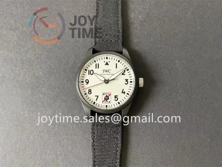 IWC Pilot Mark ”Ace of Spades” IW326905 M+ 1:1 Best Edition Ceramic 41mm Nylon Strap A32111