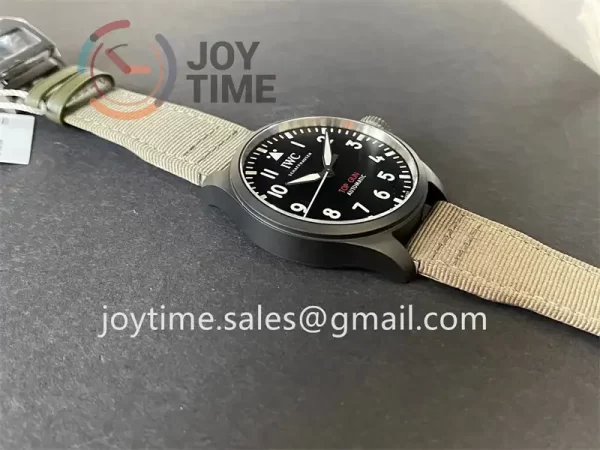 IWC Big Pilot Top Gun IW329801 M+ 1:1 Best Edition Ceramic 43mm Nylon Strap A82100