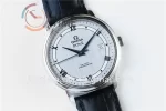 Omega De Ville 1:1 Best Edition SS 39.5mm Leather Strap A2824