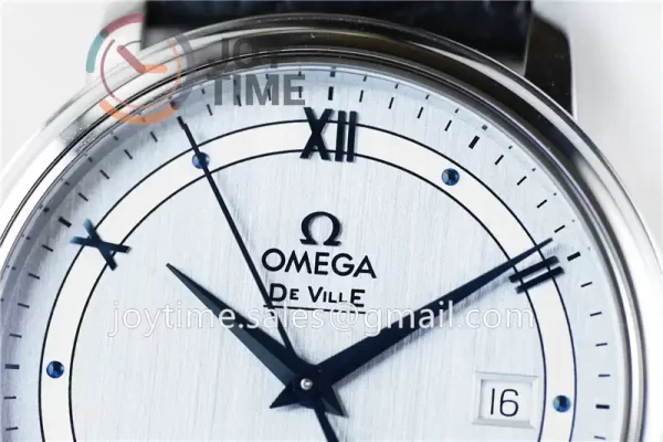 Omega De Ville 1:1 Best Edition SS 39.5mm Leather Strap A2824