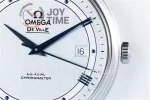 Omega De Ville 1:1 Best Edition SS 39.5mm Leather Strap A2824