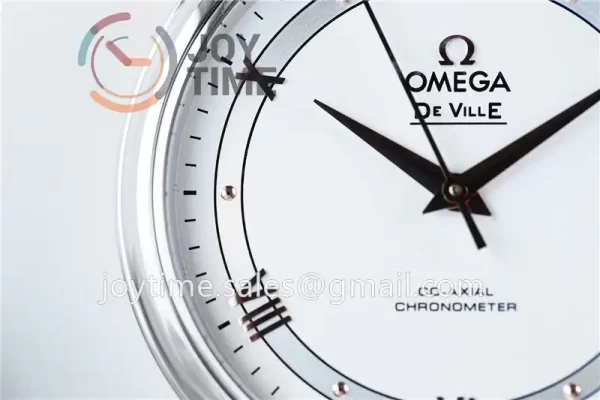 Omega De Ville 1:1 Best Edition SS 39.5mm Leather Strap A2824