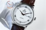 Omega De Ville 1:1 Best Edition SS 39.5mm Leather Strap A2824