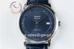 Omega De Ville 1:1 Best Edition SS 39.5mm Leather Strap A2824