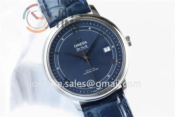 Omega De Ville 1:1 Best Edition SS 39.5mm Leather Strap A2824